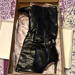 Jessica Simpson Sleek Black Heeled Boots